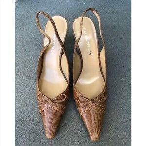 ellen tracy slingback shoes
